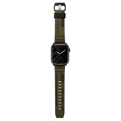 Apple Watch 44mm SkinArma Shokku Silicone Cordon Olive