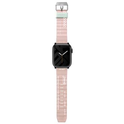 Apple Watch 44mm SkinArma Shokku Silicone Cordon Light Pink