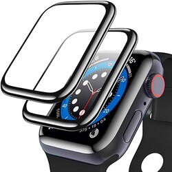 Apple Watch 44mm Zore PPMA Silicon Body Watch Screen Protector Black