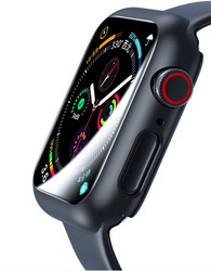 Apple Watch 44mm Zore Watch Gard Ekran Koruyucu Siyah