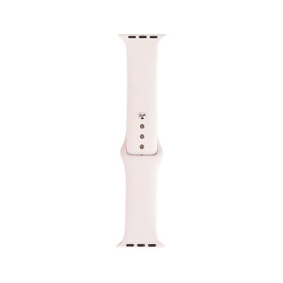 Apple Watch 7 41mm Band Series Classic Band Silicone Strap Strap Antique White