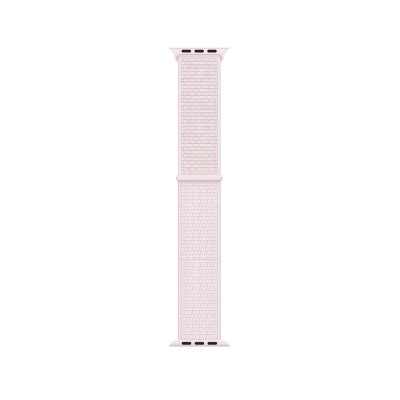 Apple Watch 7 41mm Kordon Band-03 Serisi Hasır Strap Kayış Pearl Pink