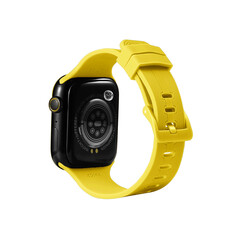 Apple Watch 7 41mm KRD-23 Silikon Kordon Sarı