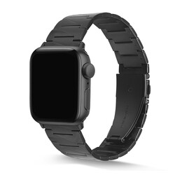 Apple Watch 7 41mm KRD-48 Metal Kordon Siyah