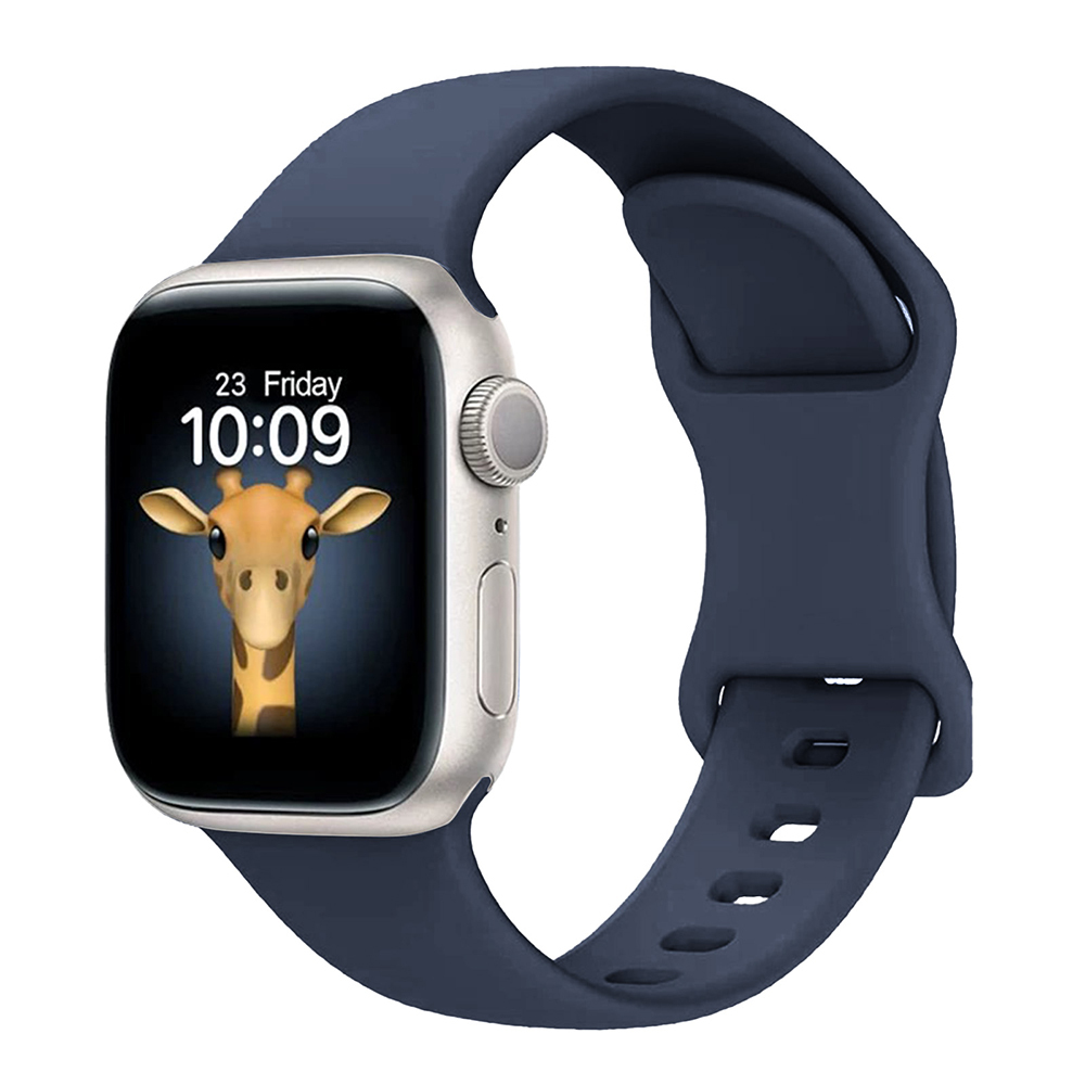 Apple Watch 7 41mm Zore KRD-131 Silikon Kordon Strap Kayış - 8