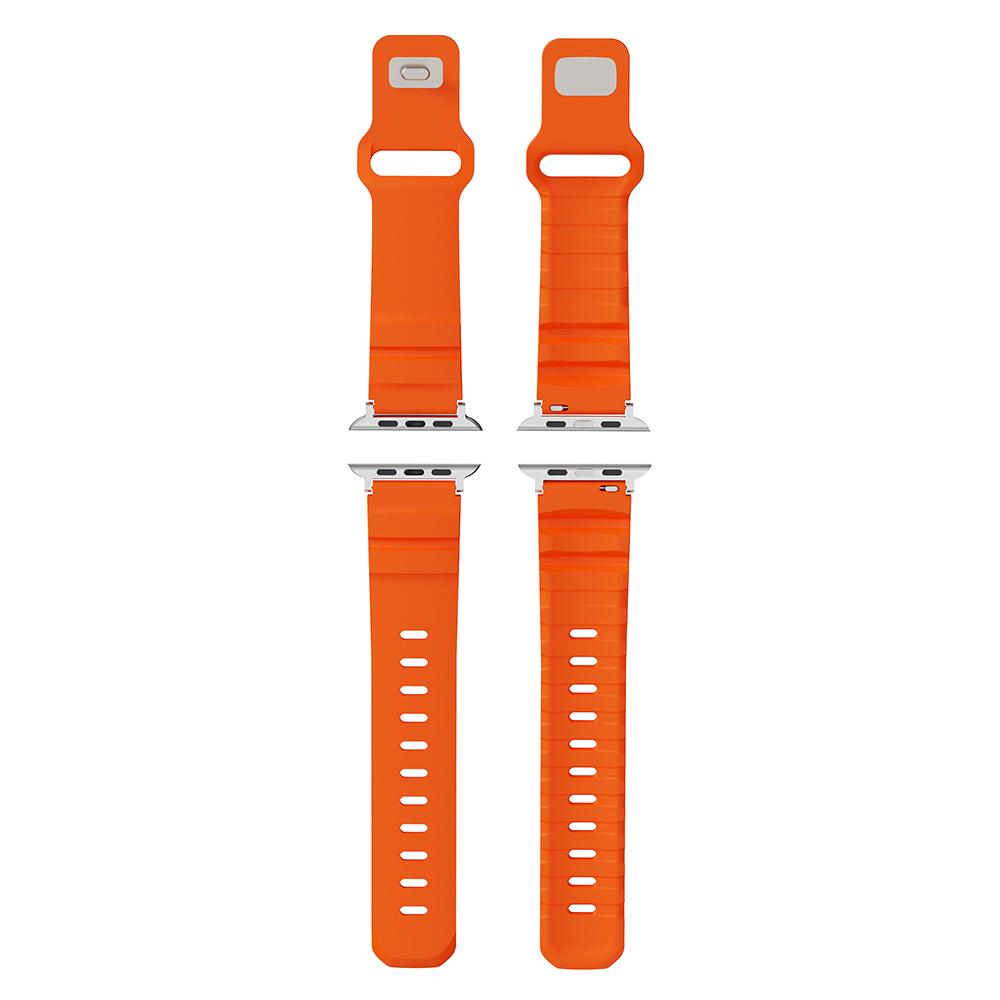 Apple Watch 7 41mm Zore KRD-143 Silicone Band - 13