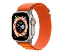Apple Watch 7 41mm Zore KRD-74 Wicker Cord Orange
