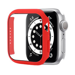 Apple Watch 7 41mm Zore Watch Gard 01 Ekran Koruyucu Kırmızı