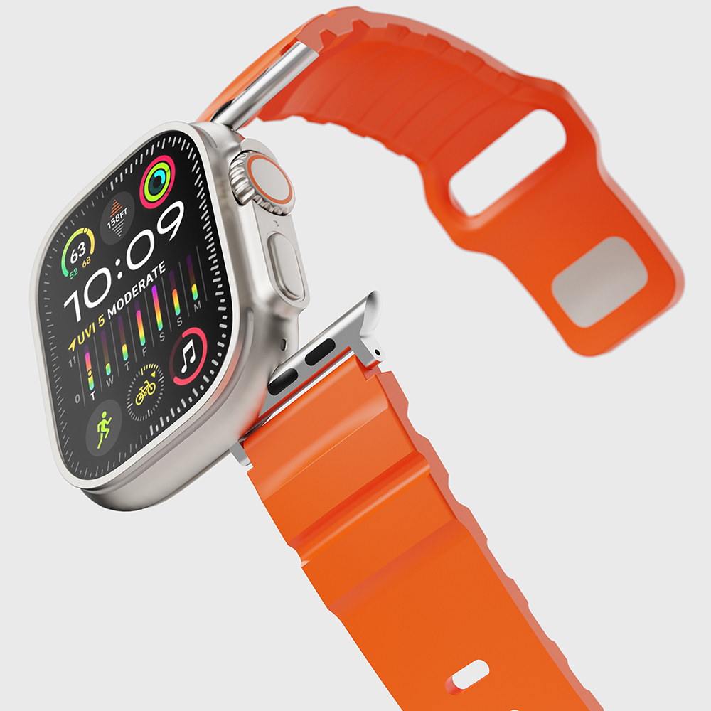 Apple Watch 7 45mm KRD-143 Silikon Kordon - 30