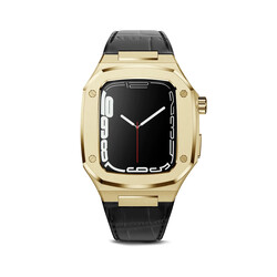 ​​​Apple Watch 7 45mm KRD-67 Cordon Siyah-Gold
