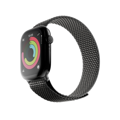 Apple Watch 7 45mm Native Union Active Watch Loop Series Mesh Band Black