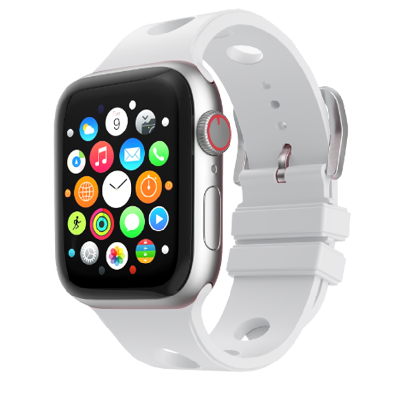 Apple Watch 7 45mm Perforated Design Zore KRD-147 Silicone Band - 7