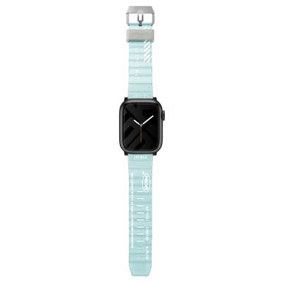 Apple Watch 7 45mm SkinArma Shokku Silicone Cordon Light Blue