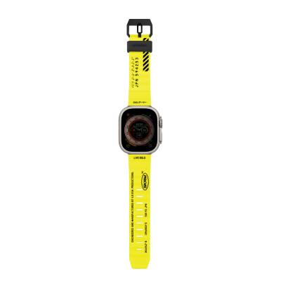 Apple Watch 7 45mm SkinArma Shokku Silikon Kordon Electric Yellow