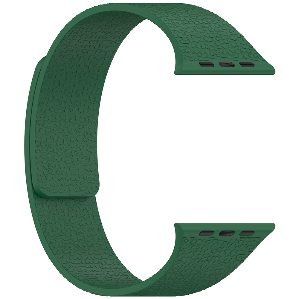 Apple Watch 7 45mm Zore KRD-136 Embossed Patterned Silicone Band - 21