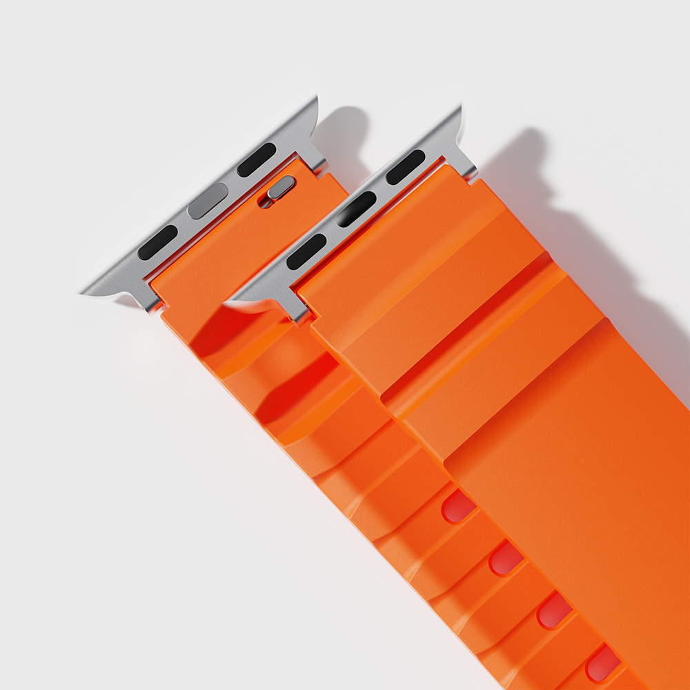 Apple Watch 7 45mm Zore KRD-143 Silicone Band - 27