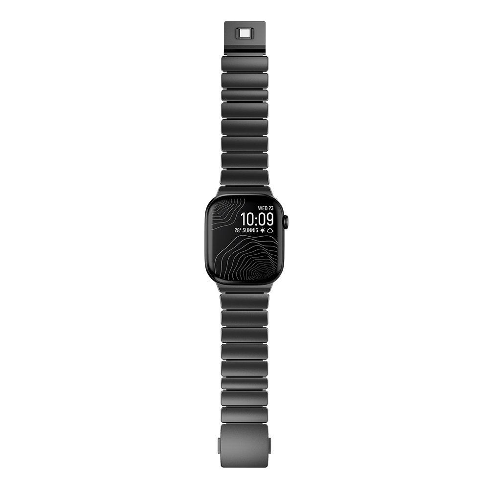 Apple Watch 7 45mm Zore KRD-149 Titanyum Silikon Kordon - 11