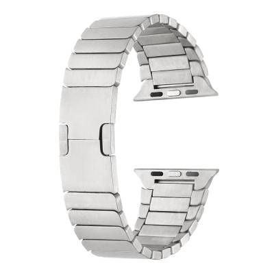 Apple Watch 7 45mm Zore KRD-82 Metal Cord Silver