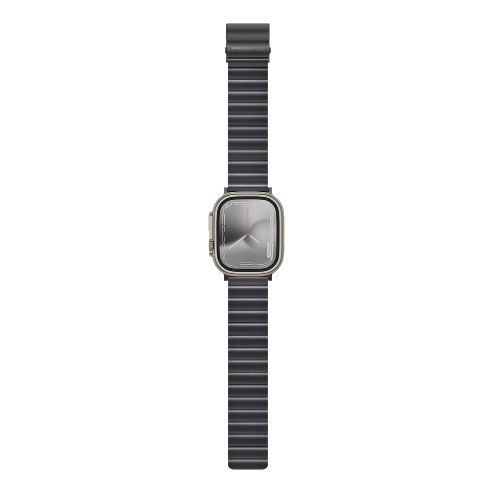 Apple Watch Serisi Uyumlu Amazing Thing Glamour Sense Deri Kordon - 4