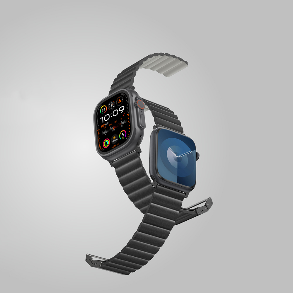 Apple Watch Serisi Uyumlu Amazing Thing Glamour Sense Deri Kordon - 14