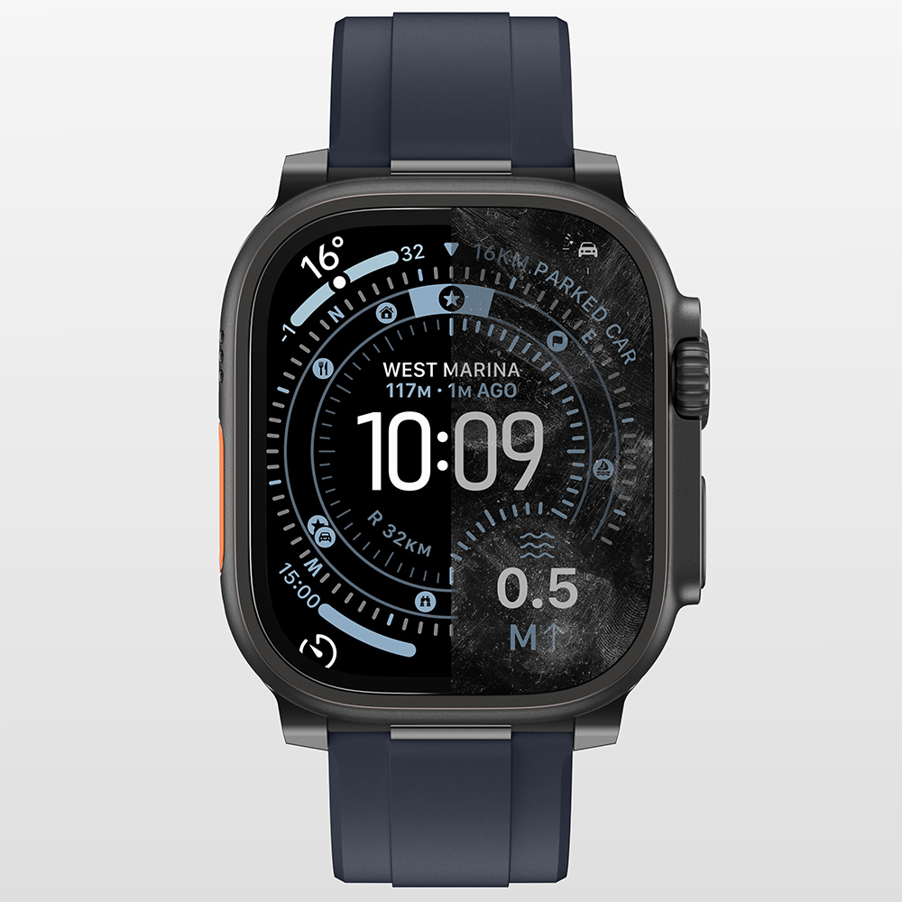 Apple Watch Ultra 49mm Amazingthing Radix AccuGuard Series Smartwatch Tempered Glass Screen Protector - 5