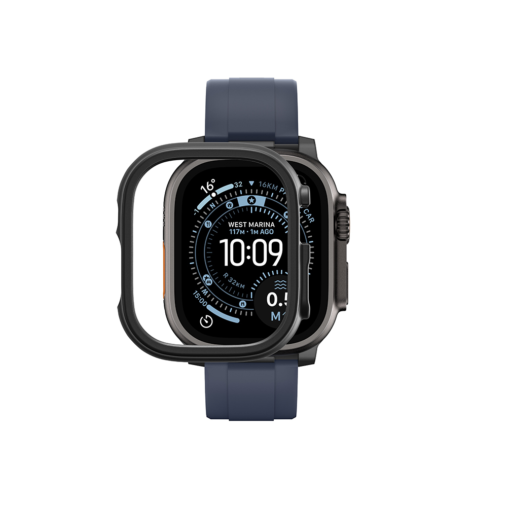 Apple Watch Ultra 49mm Amazingthing Radix Minimal FullGuard Hard PC Case and Screen Protector - 8