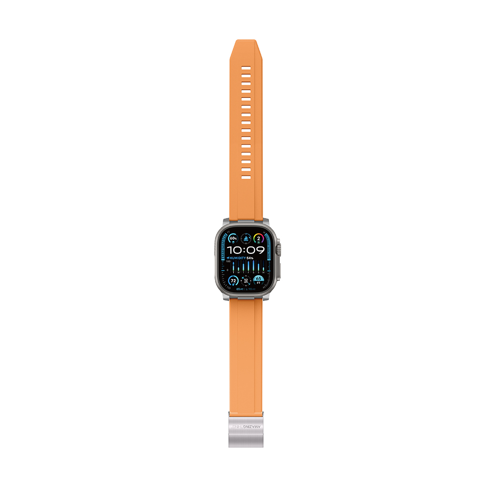 Apple Watch Ultra 49mm Amazingthing Titan Chrono Silikon Kordon - 13