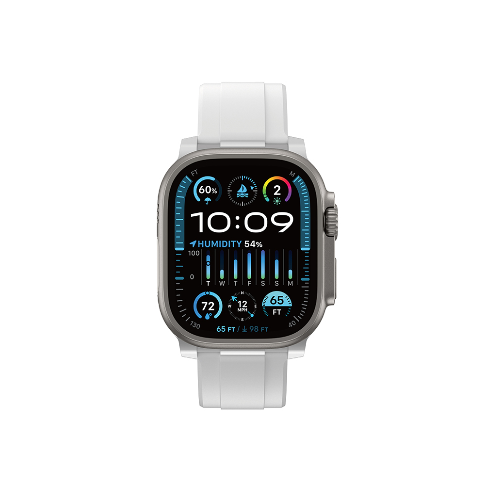 Apple Watch Ultra 49mm Amazingthing Titan Chrono Silikon Kordon - 9