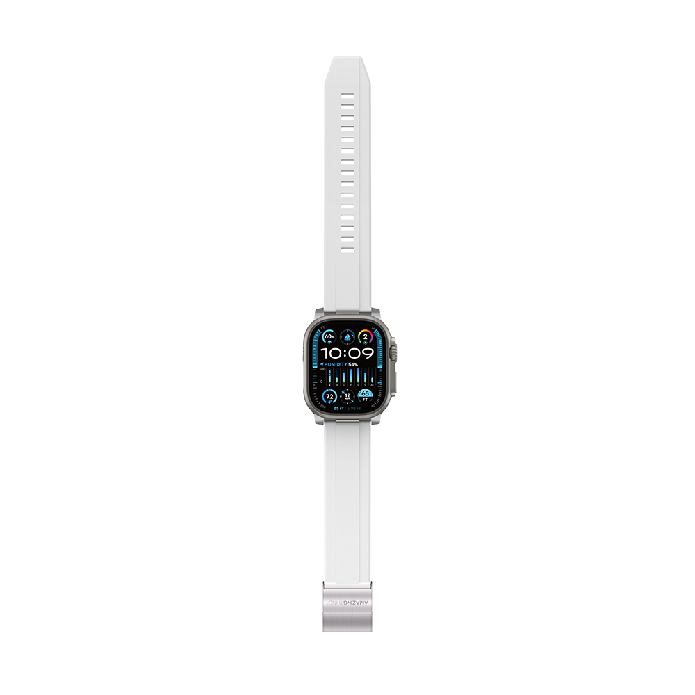 Apple Watch Ultra 49mm Amazingthing Titan Chrono Silikon Kordon - 12