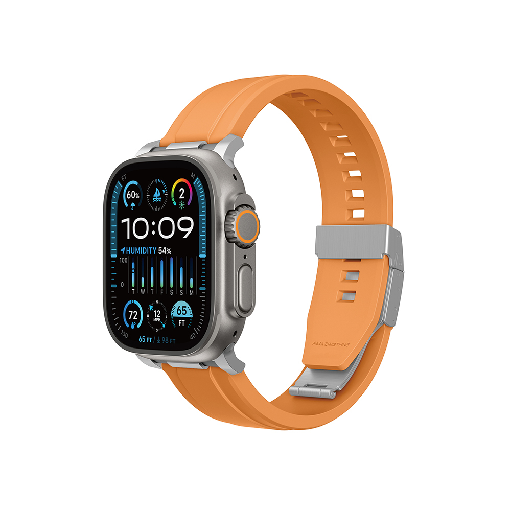 Apple Watch Ultra 49mm Amazingthing Titan Chrono Silikon Kordon - 3