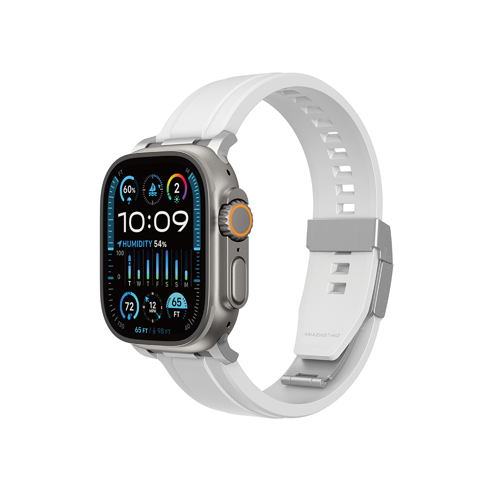 Apple Watch Ultra 49mm Amazingthing Titan Chrono Silikon Kordon - 4