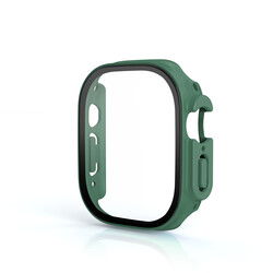 Apple Watch Ultra 49mm Kasa ve Ekran Koruyucu Zore Watch Gard 19 Yeşil