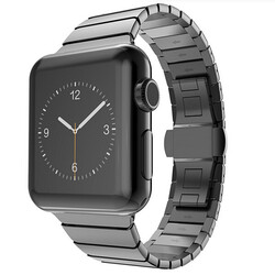 Apple Watch Ultra 49mm Kordon KRD-16 Seramik Strap Kayış Siyah
