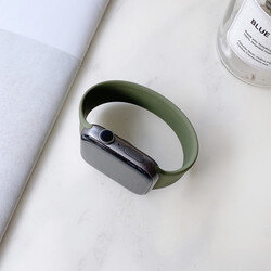 Apple Watch Ultra 49mm Kordon KRD-31 Solo Loop Medium Strap Kayış Yeşil