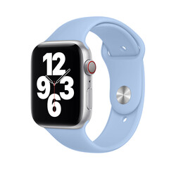 Apple Watch Ultra 49mm Kordon Wiwu Sport Band Silikon Strap Kayış Lila