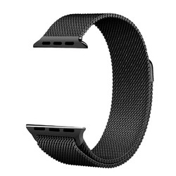 Apple Watch Ultra 49mm Kordon Zore KRD-01 Metal Strap Kayış Siyah