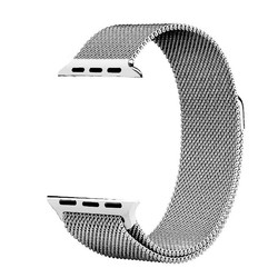 Apple Watch Ultra 49mm Kordon Zore KRD-01 Metal Strap Kayış Gümüş