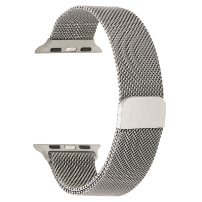 Apple Watch Ultra 49mm Kordon Zore KRD-01 Metal Strap Kayış New Gray