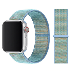 Apple Watch Ultra 49mm Kordon Zore KRD-03 Hasır Strap Kayış 42-Corn Flower