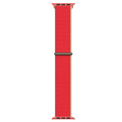 Apple Watch Ultra 49mm Kordon Zore KRD-03 Hasır Strap Kayış 75-Strawberry