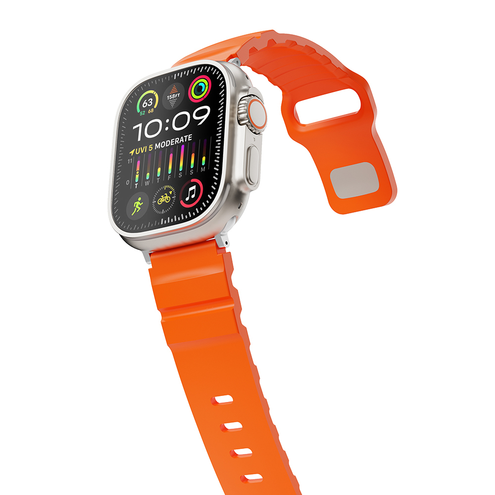Apple Watch Ultra 49mm KRD-143 Silikon Kordon - 24