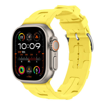 Apple Watch Ultra 49mm KRD-92 Silicon Cordon Yellow