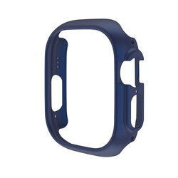 Apple Watch Ultra 49mm Sert PC Kasa Koruyucu Zore Watch Gard 18 Mavi