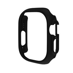 Apple Watch Ultra 49mm Sert PC Kasa Koruyucu Zore Watch Gard 18 Siyah