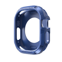 Apple Watch Ultra 49mm Silicone TPU Case Protector Zore Watch Gard 17 Blue