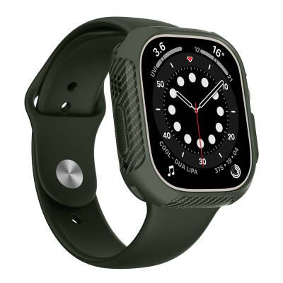 Apple Watch Ultra 49mm Silicone TPU Case Protector Zore Watch Gard 31 Green