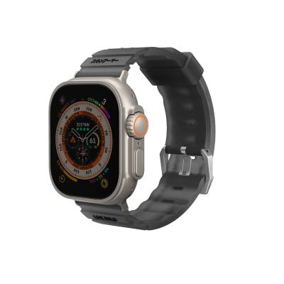 Apple Watch Ultra 49mm SkinArma New Shokku Silicone Cordon Smoked