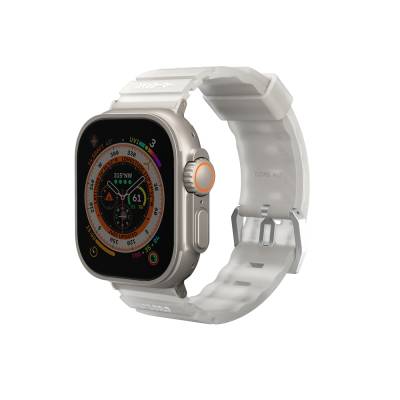 Apple Watch Ultra 49mm SkinArma New Shokku Silikon Kordon Beyaz