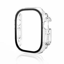 Apple Watch Ultra 49mm Transparent Case and Screen Protector Zore Watch Gard 21 Colorless