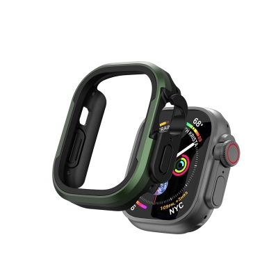 Apple Watch Ultra 49mm Wiwu JD-101 Defender Akıllı Saat Kasa Koruyucu Yeşil